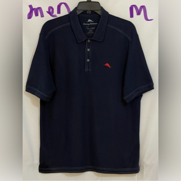 Tommy Bahama Other - Tommy Bahama Navy Polo with Red Accent